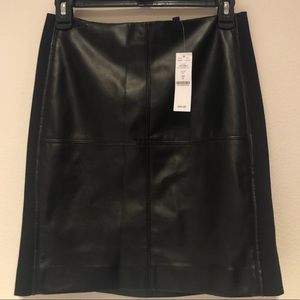 New with tags leather mini skirt